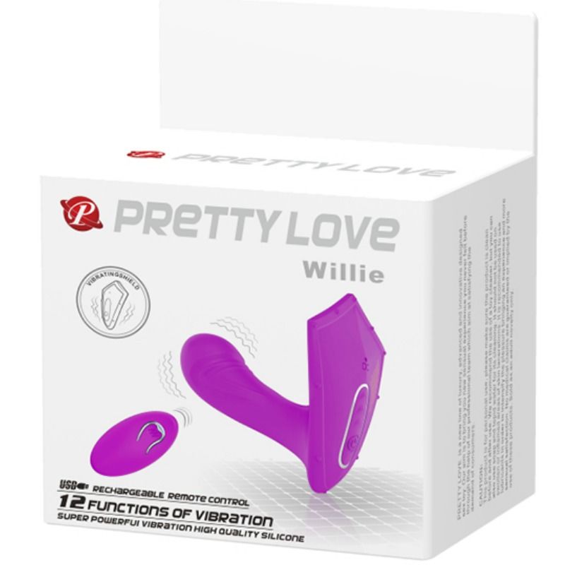 PRETTY LOVE - WILLIE STIMULATOR MET AFSTANDSBEDIENING