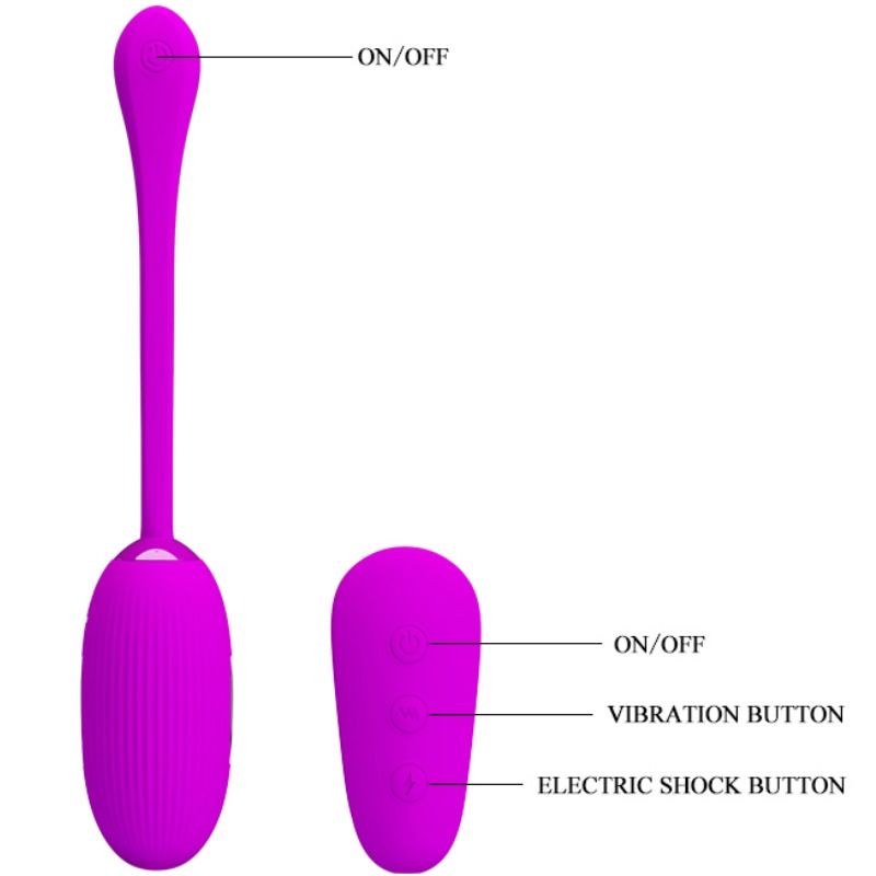 PRETTY LOVE - SHOCK FUN VIBRATING EGG AND ELECTRIC SHOCK