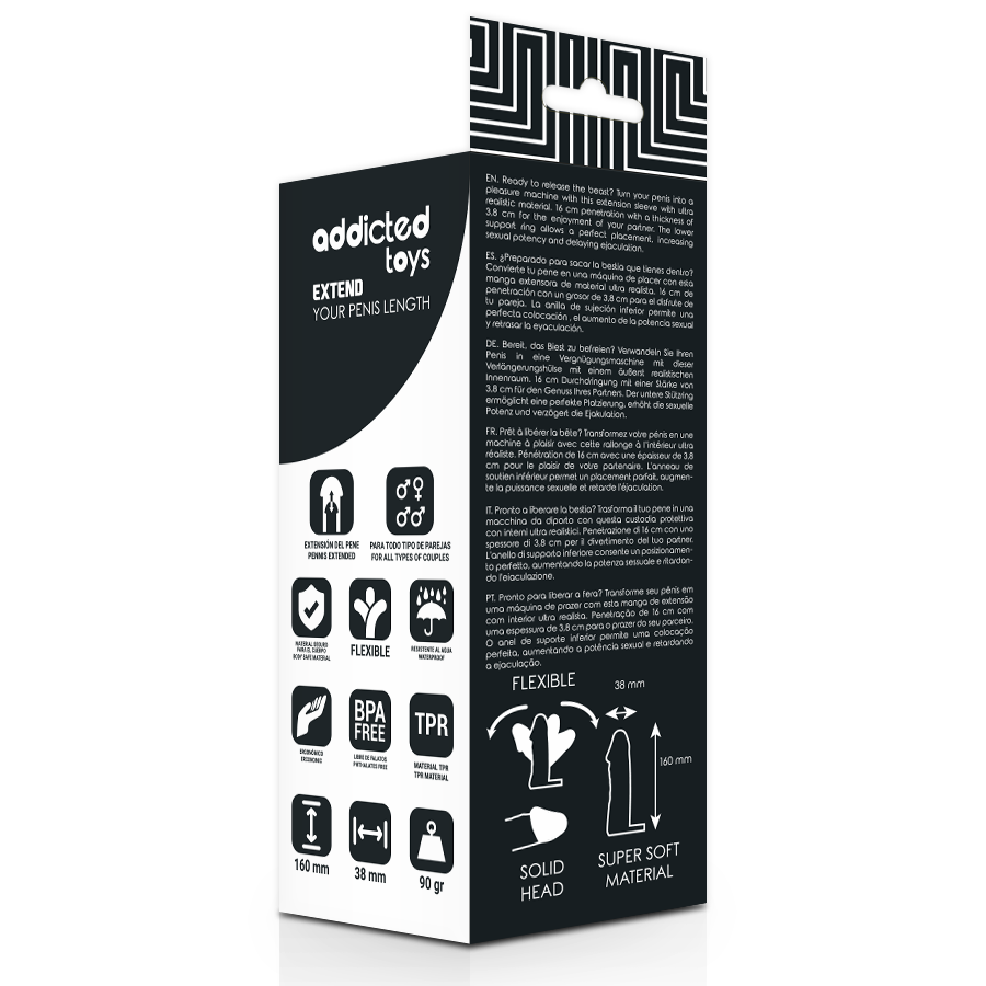 ADDICTED TOYS - ALLONGEZ VOTRE PÉNIS DE 16 CM