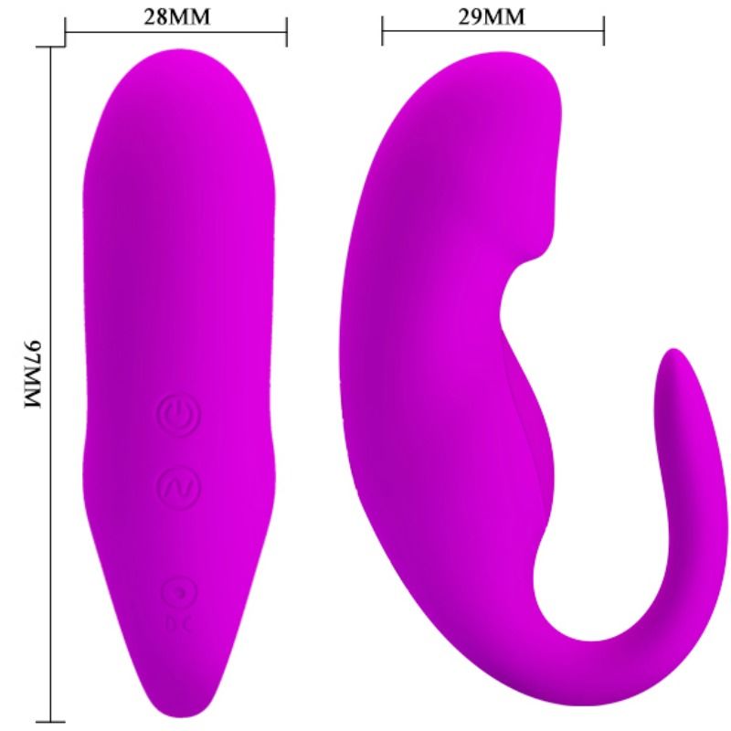 PRETTY LOVE - STIMULATING CLAMP WITH REMOTE CONTROL