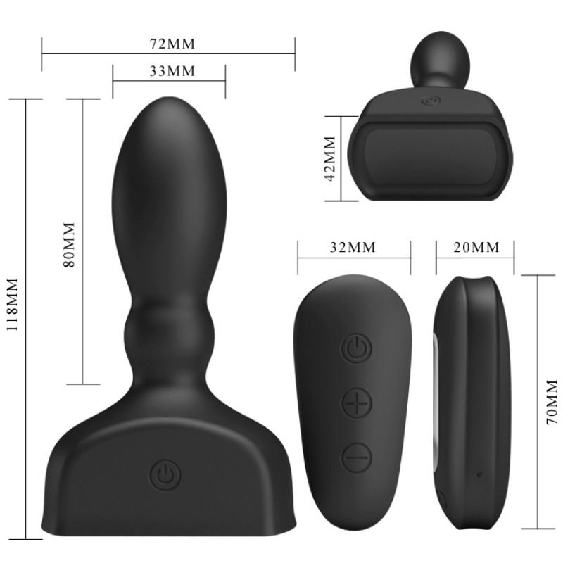 PRETTY LOVE - MARRIEL PROSTAAT VIBRATOR EN OPBLAASBAAR