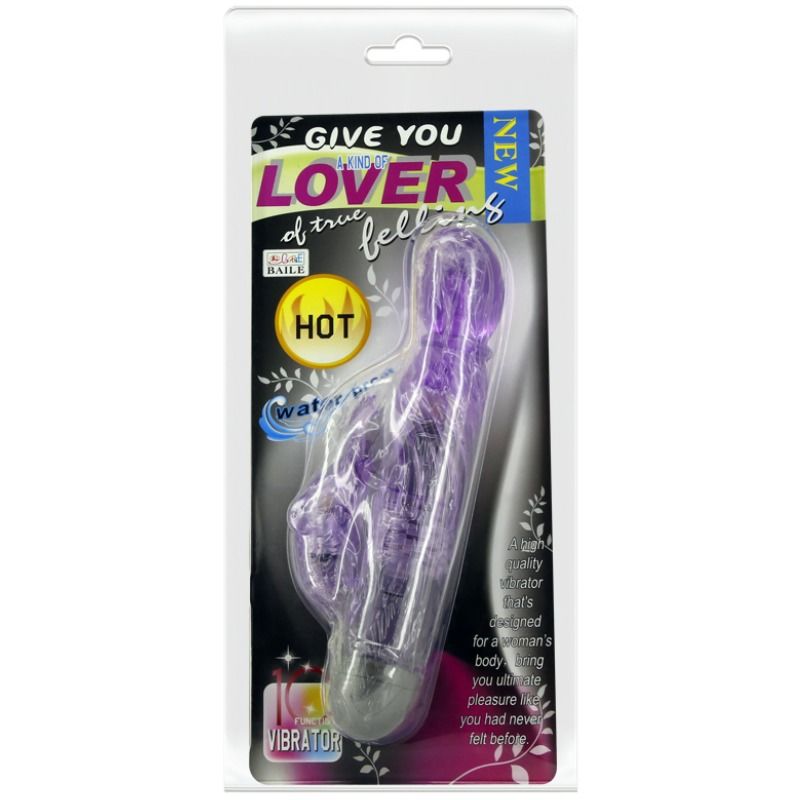 BAILE - GEEF JE EEN SOORT LIEFDE VIBRATOR MET PAARSE KONIJN 10 MODI