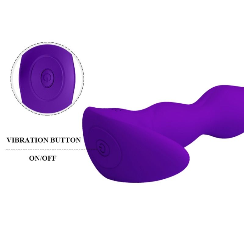 PRETTY LOVE - MASSEUR ANAL 12 MODES DE VIBRATIONS VIOLETTES