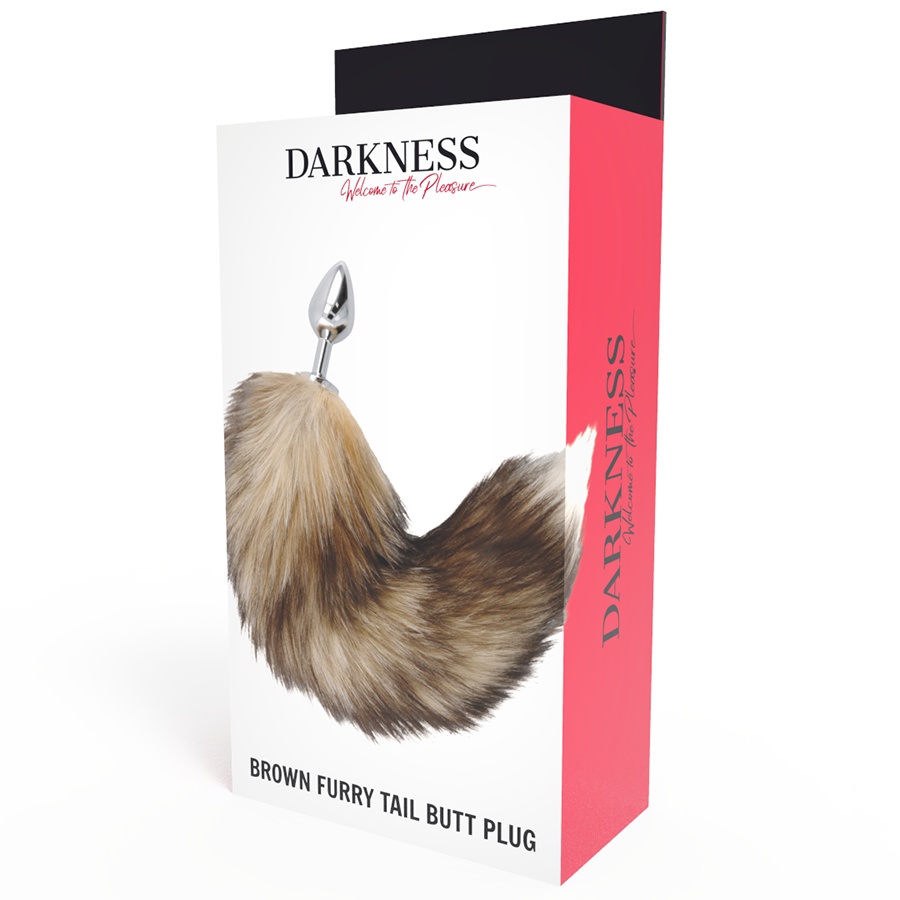 DARKNESS - STAART BUTT PLUG ZILVER