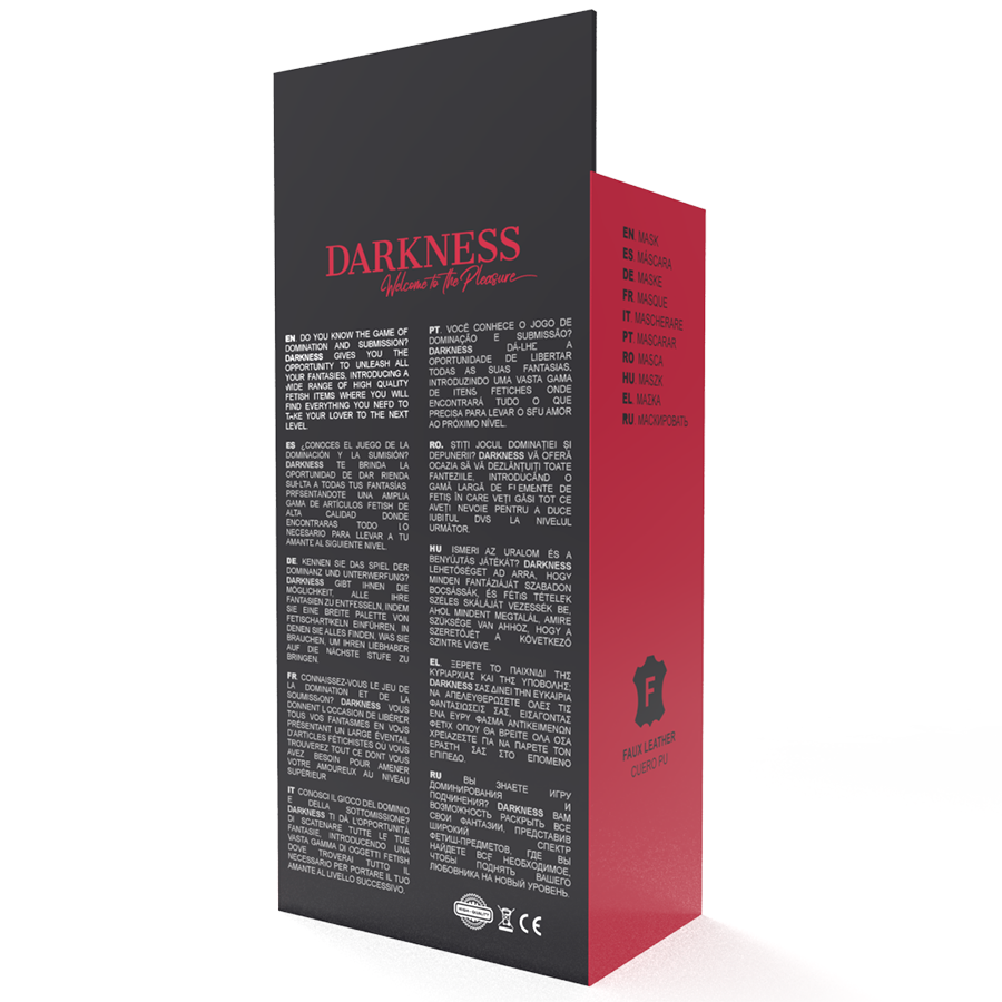 DARKNESS - HIGH-QUALITY RED MASK