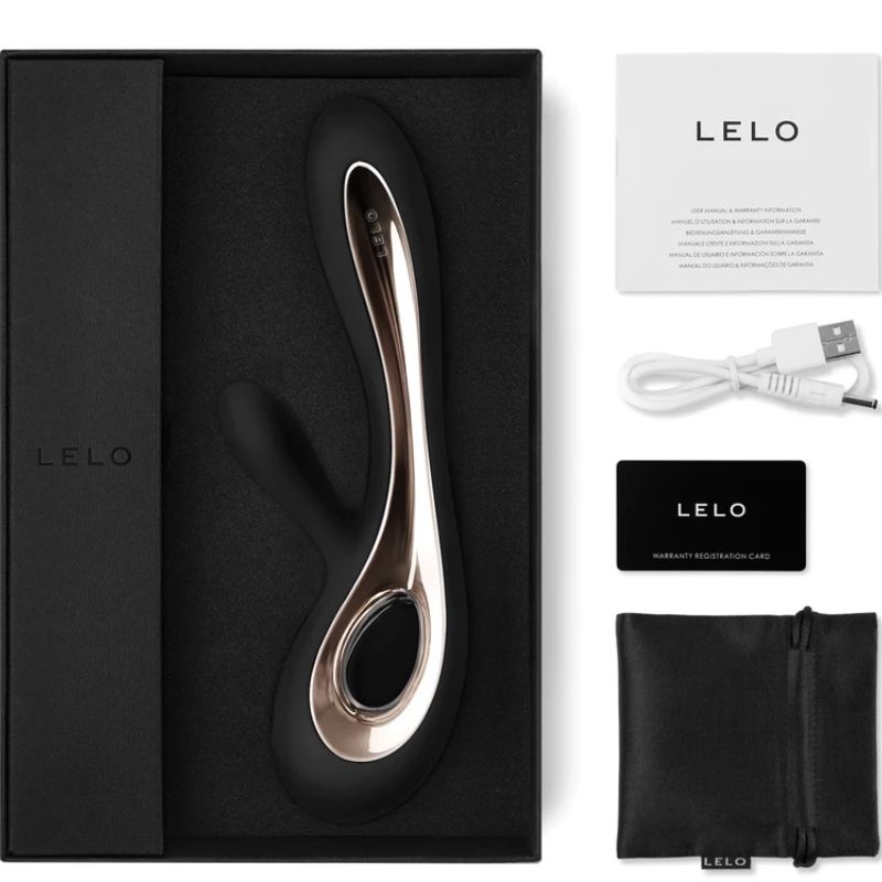 LELO - VIBRATEUR SORAYA 2 BLACK RABBIT