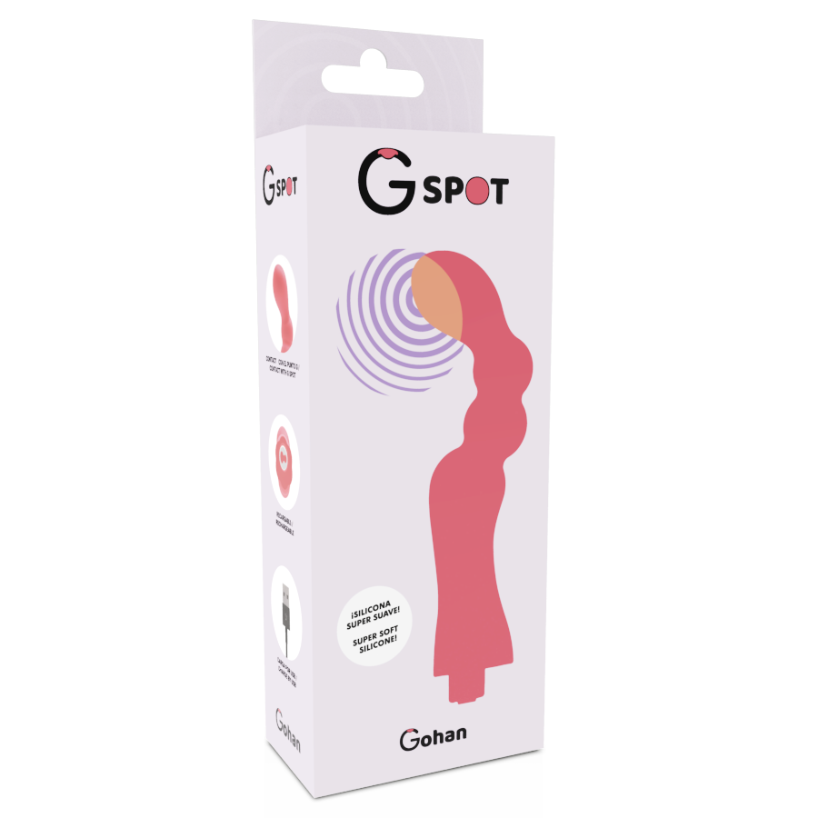 G-SPOT - VIBRATEUR GOHAN ROUGE LUMIÈRE