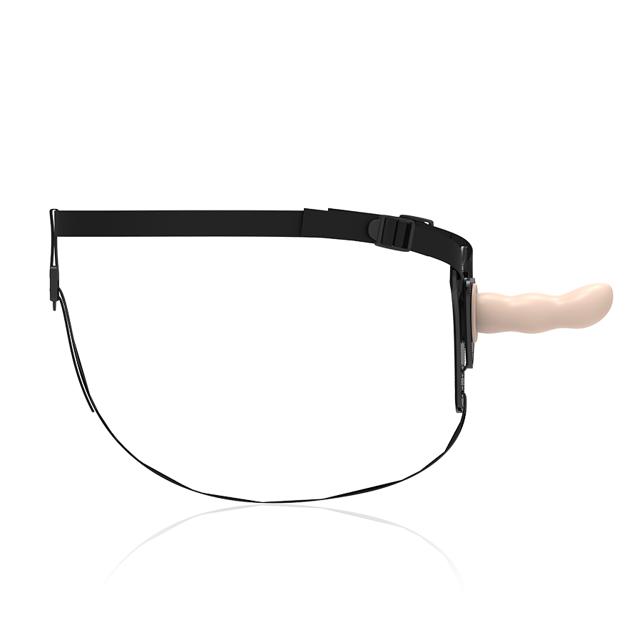 FETISH ONDERDANIGE HARNAS - SILICONEN VLEES G-SPOT 12,5 CM