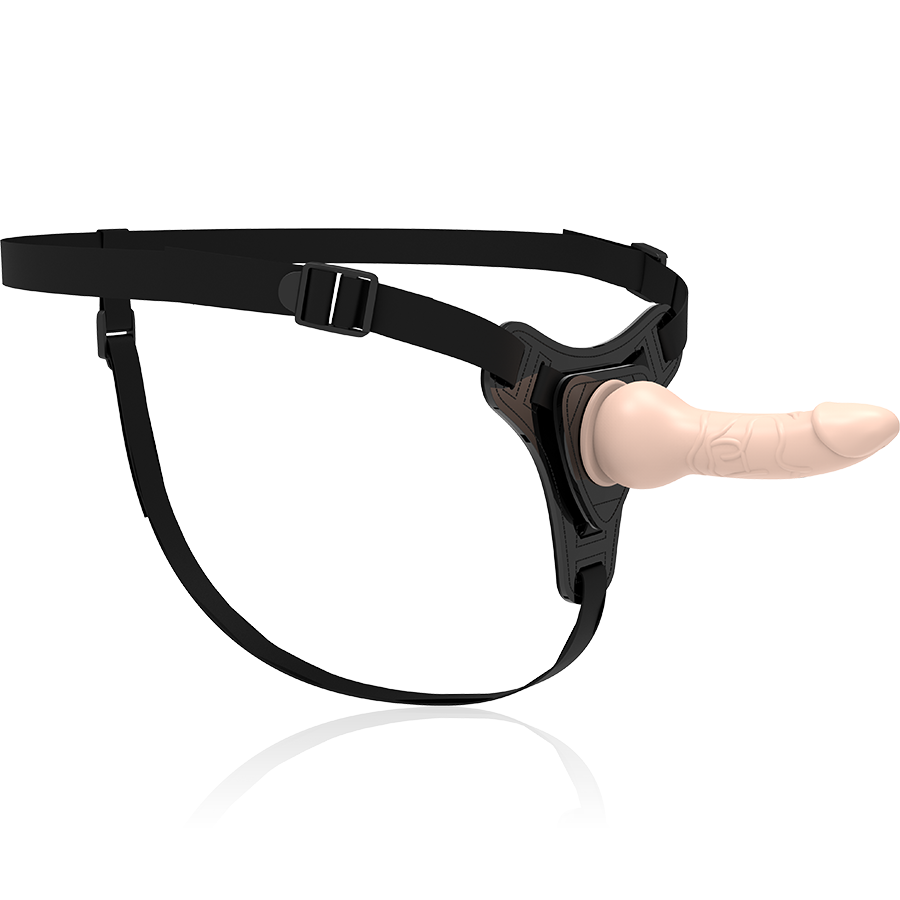 FETISH ONDERDANIGE HARNAS - REALISTISCH SILICONEN VLEES, 16 CM