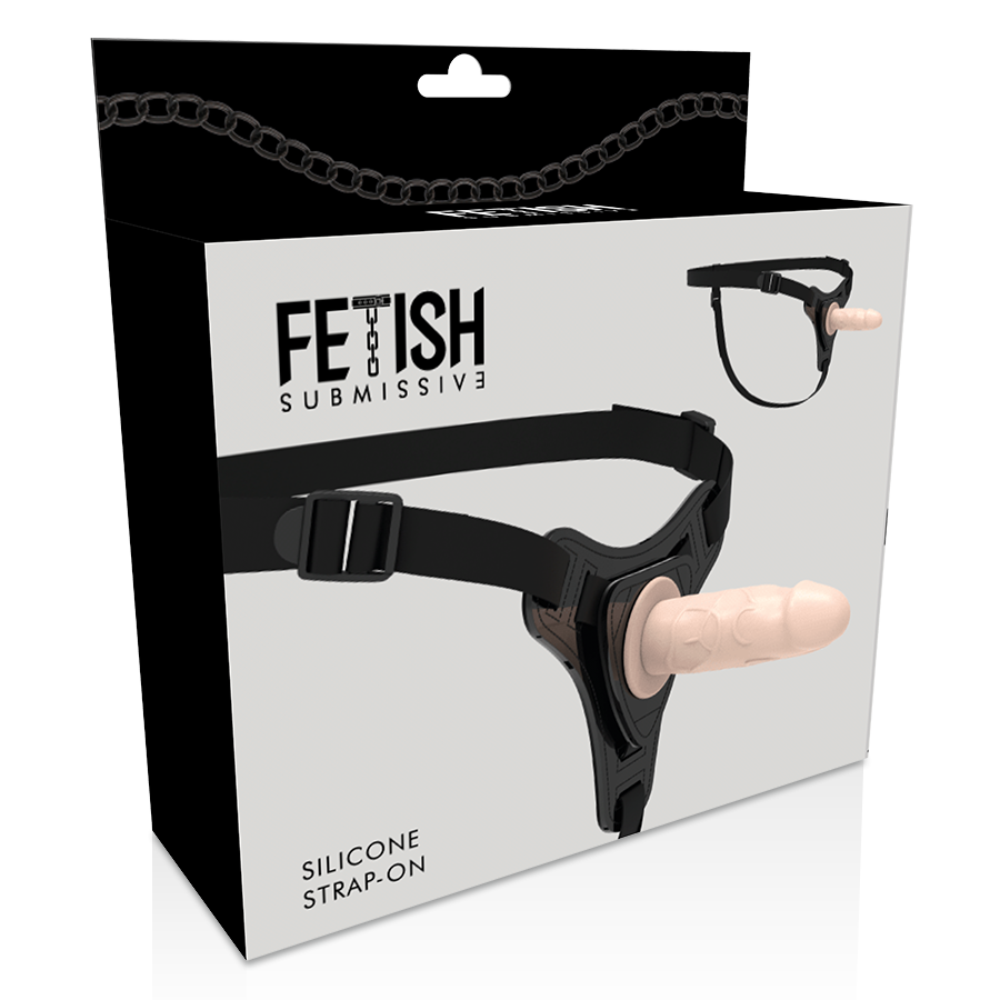 FETISH ONDERDANIGE HARNAS - SILICONEN VLEES REALISTISCH 12,5 CM