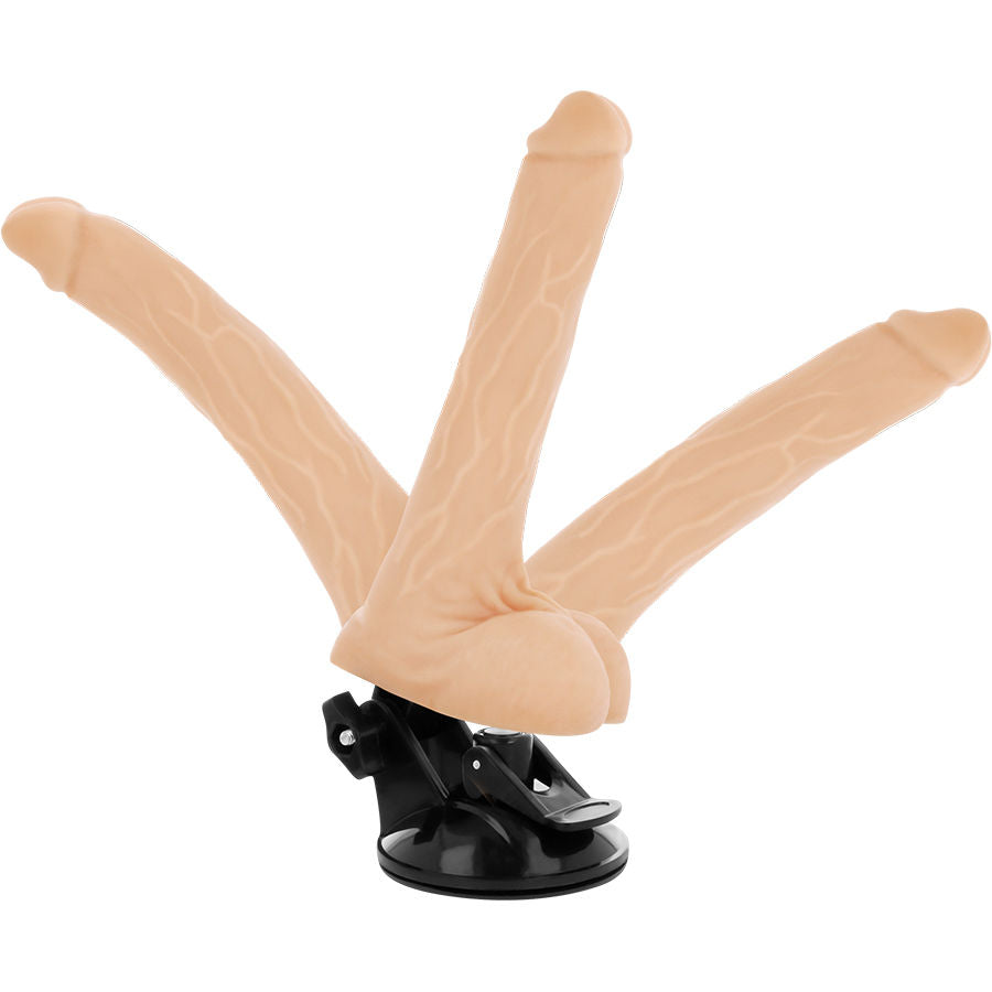 BASECOCK - VIBRATEUR ARTICULÉ AVEC TÉLÉCOMMANDE NOIR 18,5 CM -O- 4 CM