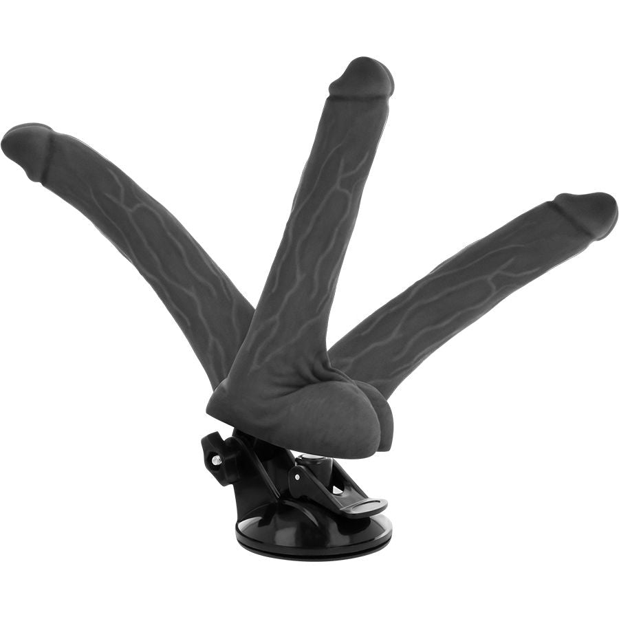 BASECOCK - VIBRATEUR ARTICULÉ AVEC TÉLÉCOMMANDE NOIR 18,5 CM -O- 4 CM