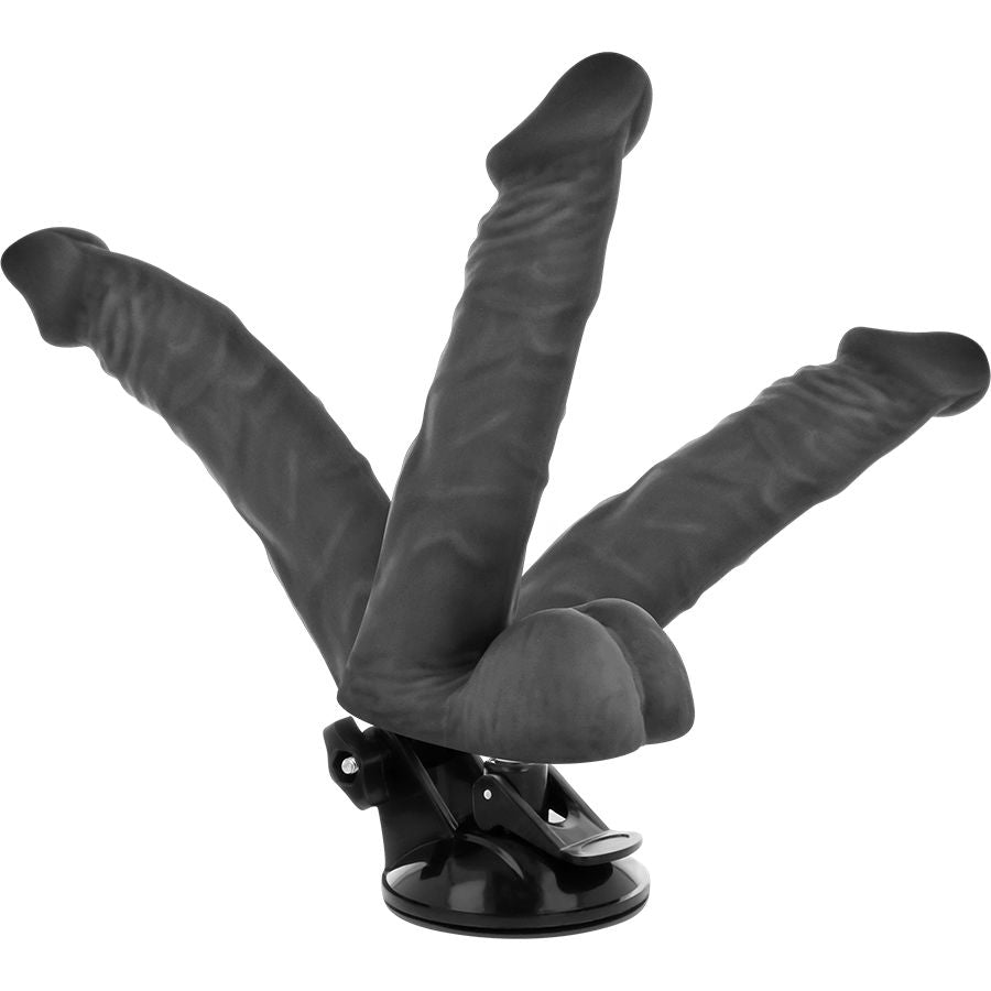 BASECOCK - VIBRATEUR ARTICULÉ AVEC TÉLÉCOMMANDE NOIR 20 CM -O- 4,5 CM