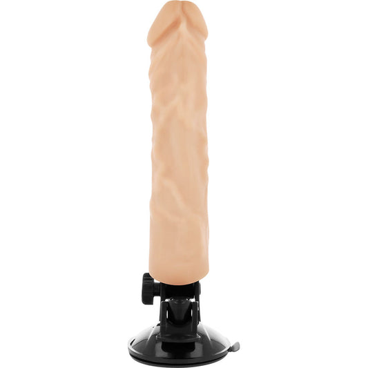 BASECOCK - VIBRATEUR RÉALISTE AVEC TÉLÉCOMMANDE NOIR 21 CM -O- 4 CM