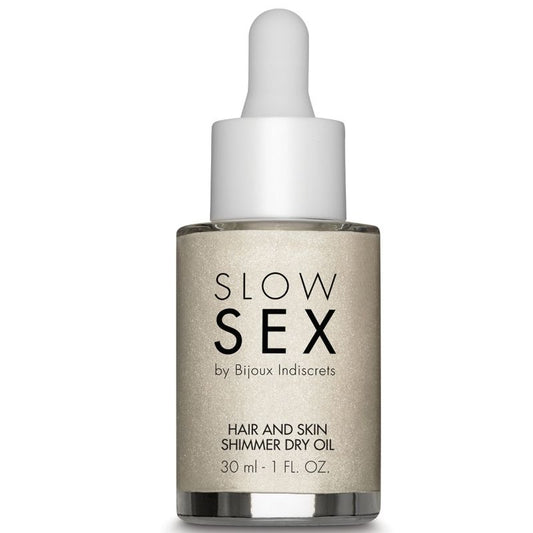 BIJOUX - SLOW SEX HUILE SÈCHE LUMINEUSE MULTIFONCTIONNELLE 30 ML