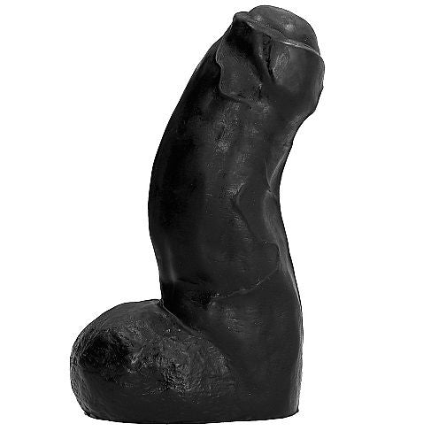 ALL BLACK - REALISTISCHE DONG ZWART 17 CM
