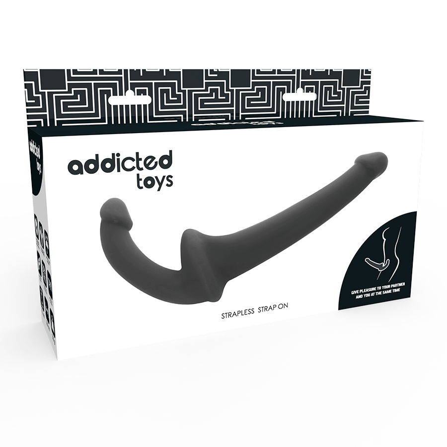 ADDICTED TOYS - DILDO MET RNA'S ZONDER ONDERWERPING ZWART
