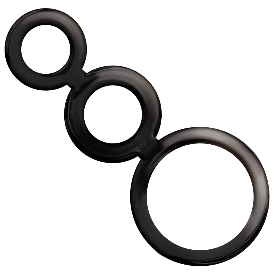 ADDICTED TOYS - RINGSET VOOR PENIS - GEROOKT