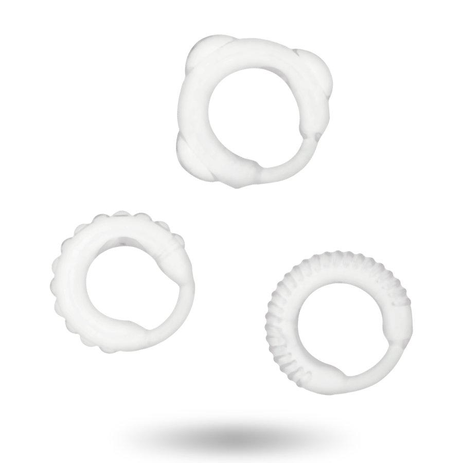 ADDICTED TOYS - C-RING SET DOORZICHTIG