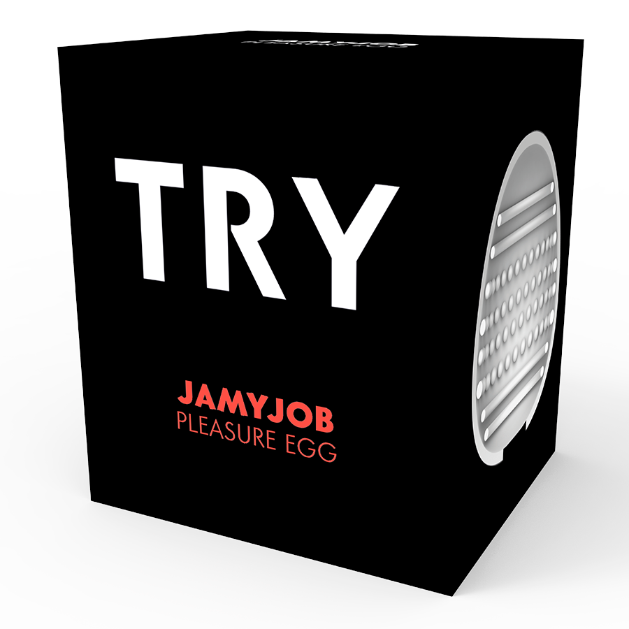 JAMYJOB - MASTURBATEUR ŒUF VERSION NOIRE DISCRÈTE