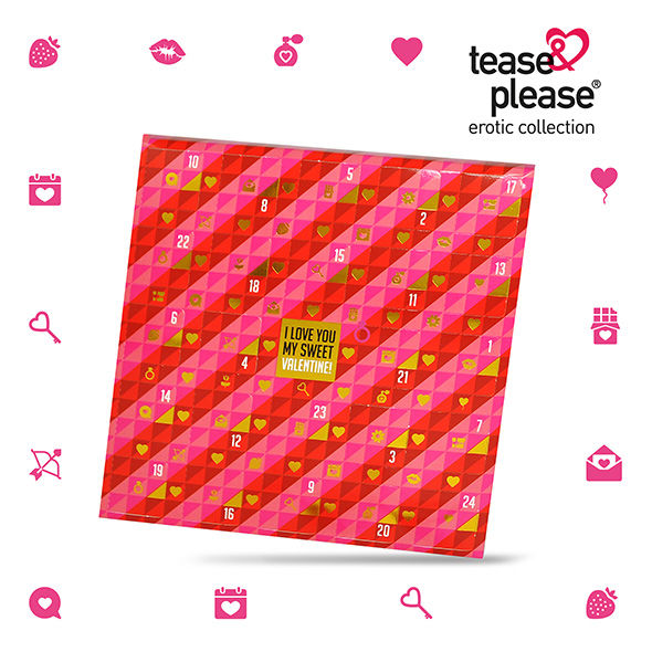 TEASE &amp; PLEASE - VALENTIJNS ADVENTSKALENDER