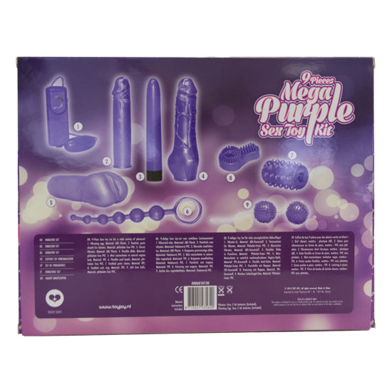 TOYJOY - KIT DE JOUETS SEXUELS MÉGA VIOLET JUSTE POUR VOUS