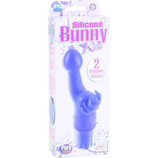 CALEXOTICS - KISS SILICONE BUNNY KISS PAARS
