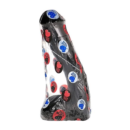 ALL BLACK - PENE REALISTISCHE ANALE 23 CM