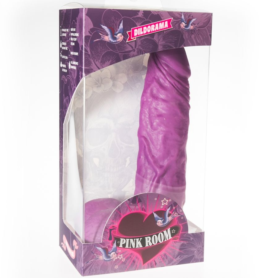 PINK ROOM - GODE RÉALISTE CHEMS VIOLET 20 CM