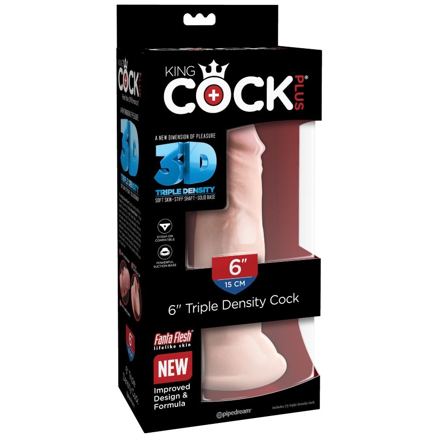 KING COCK - COQ TRIPLE DENSITÉ 15 CM