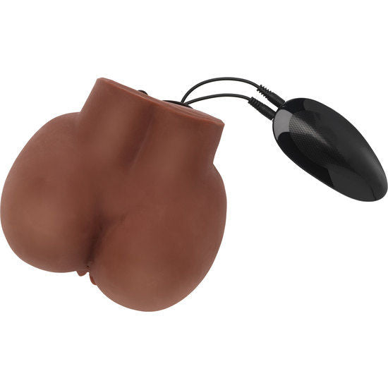ACT - BAL ASS REALISTISCHE MASTURBATOR MET BRUINE VIBRATOR