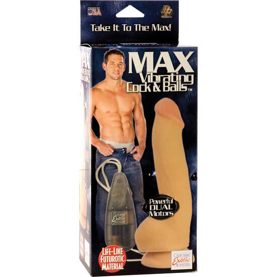 CALEXOTICS - MAX VIBRATING COCK AND EGGS