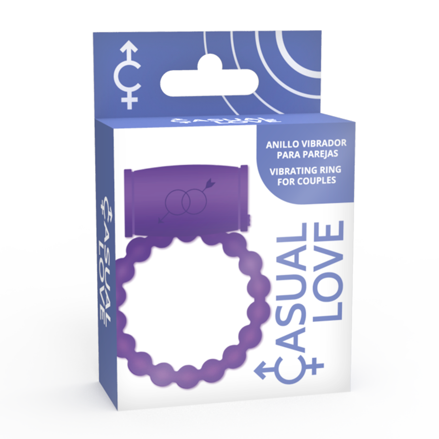 CASUAL LOVE - 25 ANNEAUX VIBRANTS POUR COUPLE VIOLET