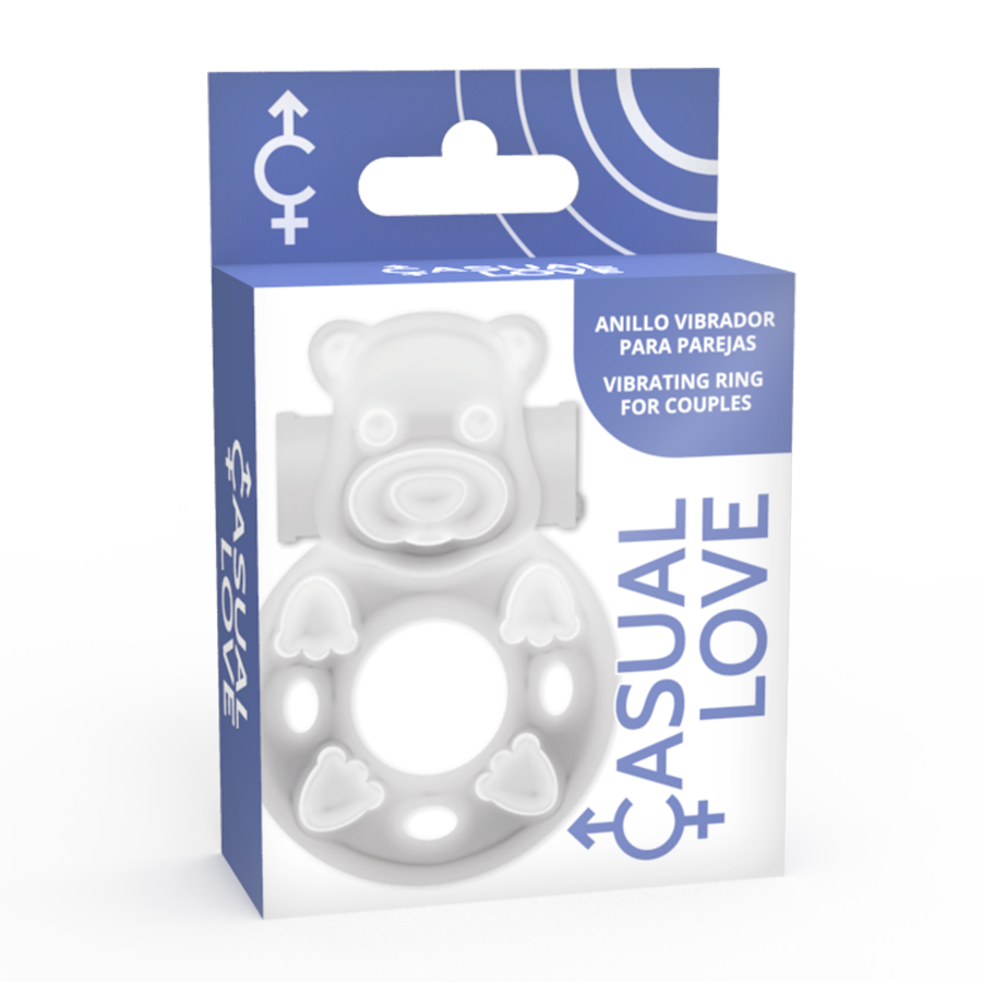 CASUAL LOVE - 26 TRANSPARENT SHAPE VIBRATOR RING