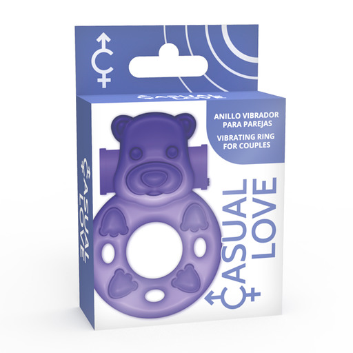 CASUAL LOVE - ANNEAU VIBRATEUR 26 PURPLE BUNNY