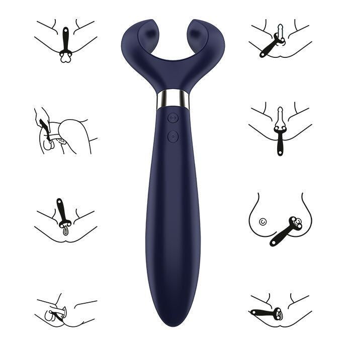 SATISFYER - VIBRATEUR MULTIPLE ENDLESS FUN 3 NOIR