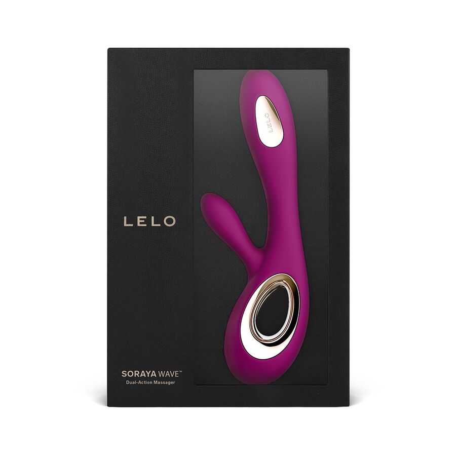 LELO - VIBRATEUR SORAYA WAVE RABBIT ROSE FONCÉ