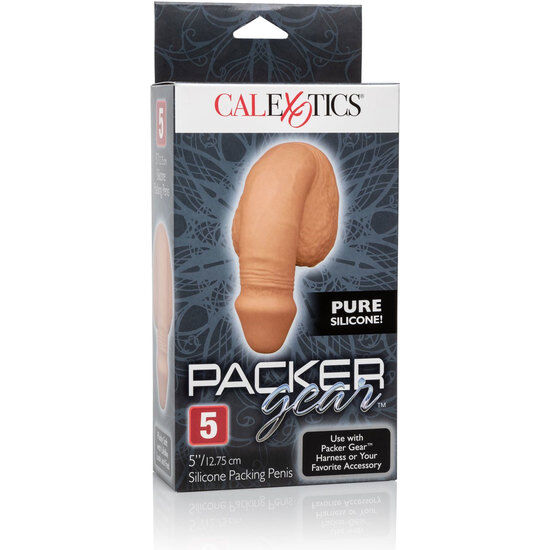 CALEXOTICS - EMBALLAGE PÉNIS SILICONE 12,75 CM CARAMEL