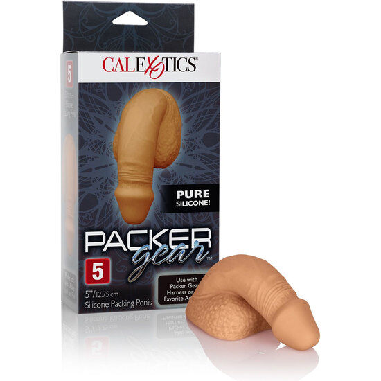 CALEXOTICS - EMBALLAGE PÉNIS SILICONE 12,75 CM CARAMEL