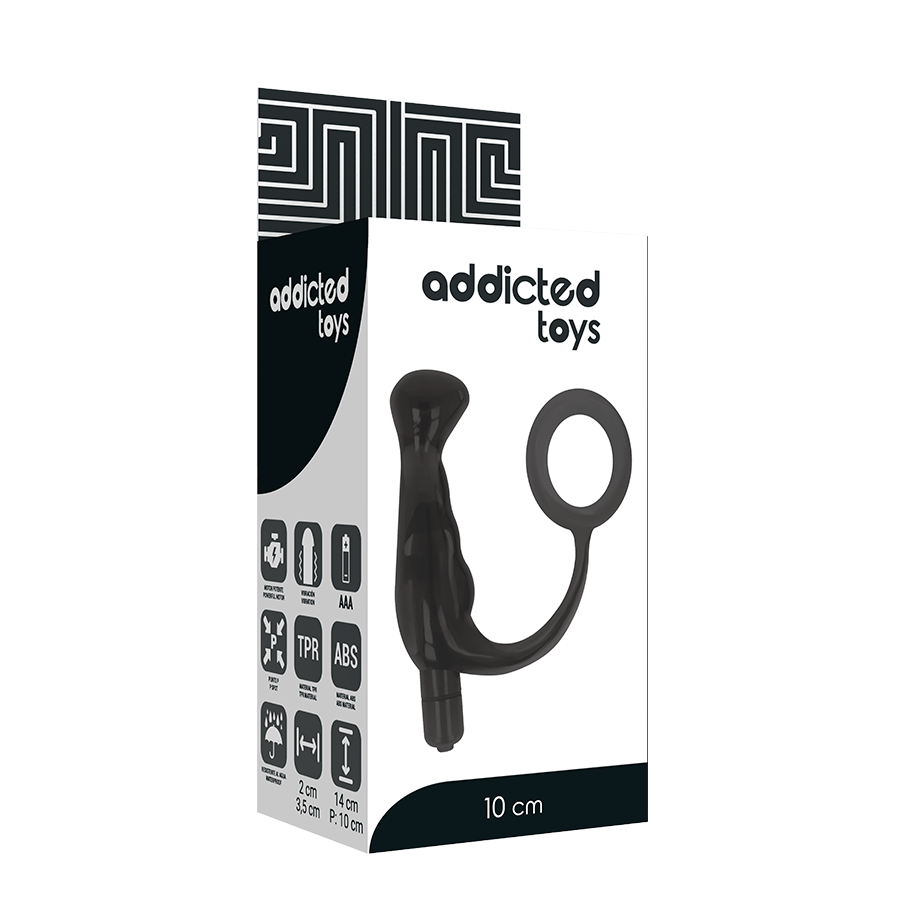 ADDICTED TOYS - VIBRATEUR CHEERS TICO NOIR 10 CM