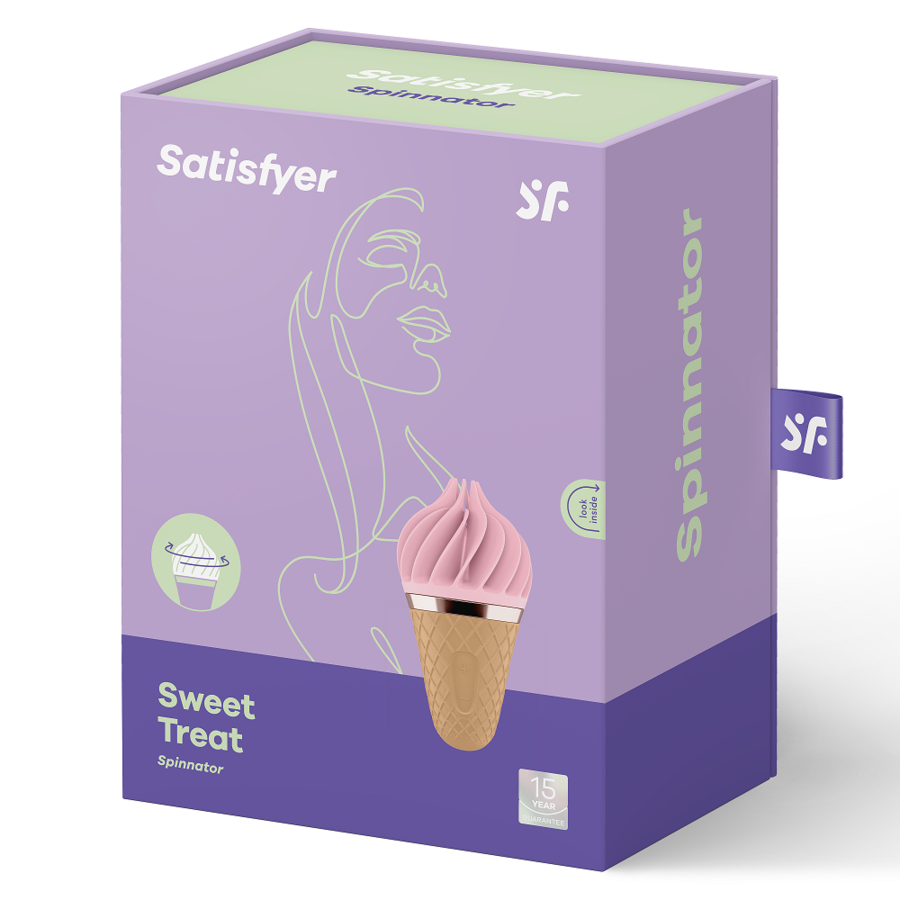 SATISFYER - ZOETE TRAKTATIE SPINNATOR ZWART