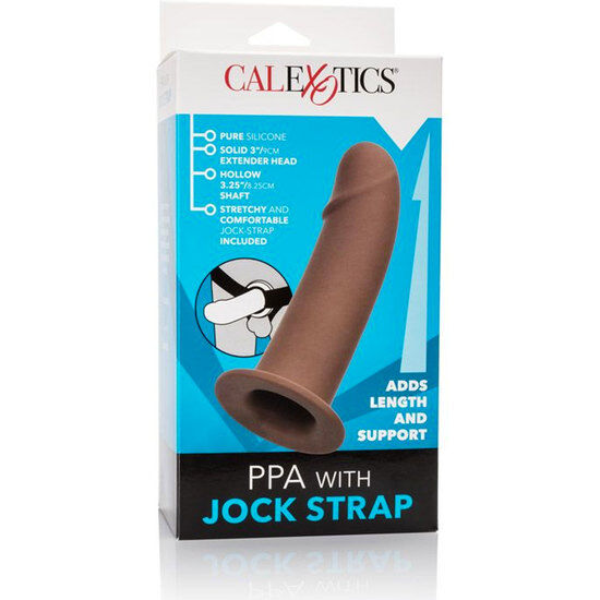 CALEXOTICS - PPA AVEC JOCKSTRAP MARRON