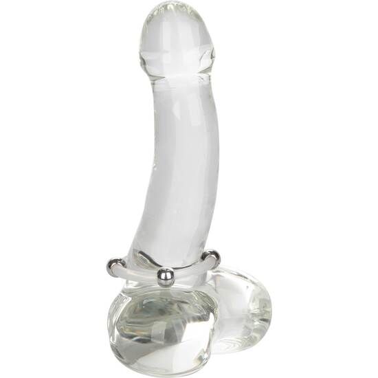 CALEXOTICS - STEEL BEAD SILICONE RING L