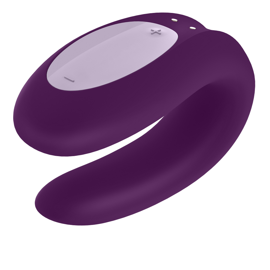 SATISFYER - DOUBLE JOY AVEC APPLICATION VIOLET