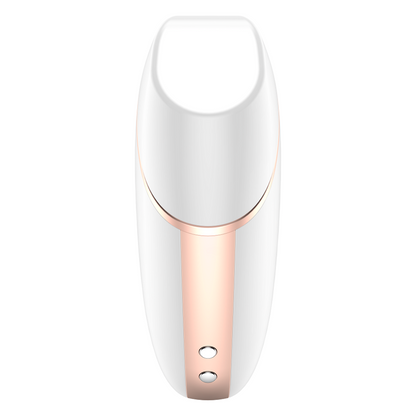 SATISFYER - LOVE TRIANGLE STIMULATOR & VIBRATOR WEISS