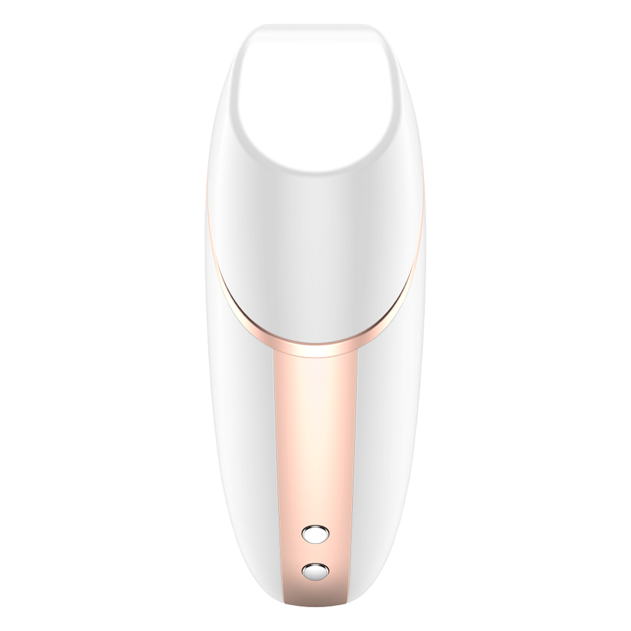SATISFYER - LOVE TRIANGLE STIMULATOR & VIBRATOR WEISS
