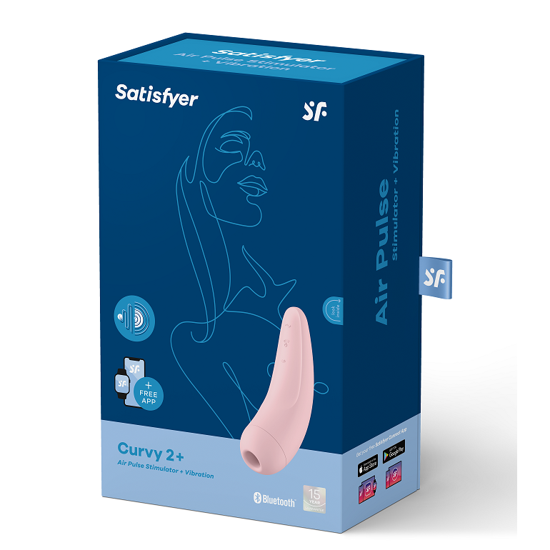 SATISFYER - CURVY 2 + ROZE