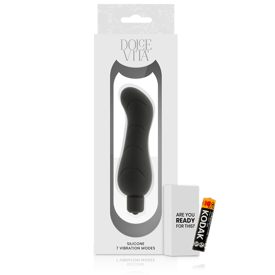 DOLCE VITA - G-SPOT ZWART SILICONEN