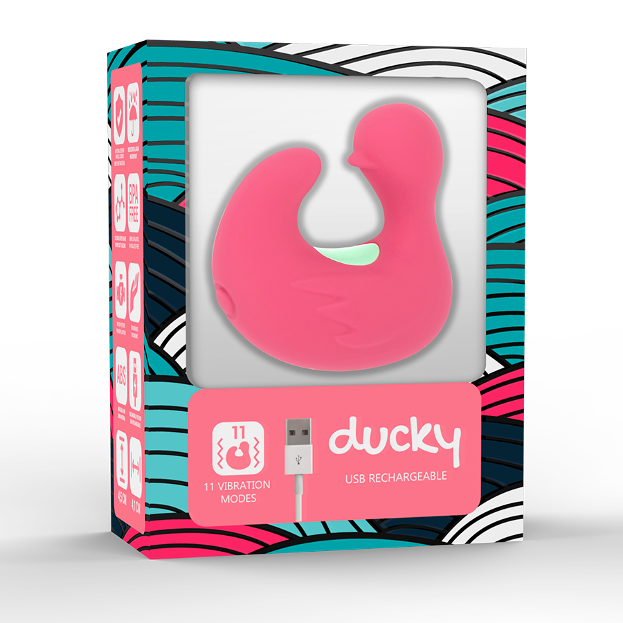 HAPPY LOKY - DOIGT STIMULATEUR EN SILICONE RECHARGEABLE DUCKYMANIA