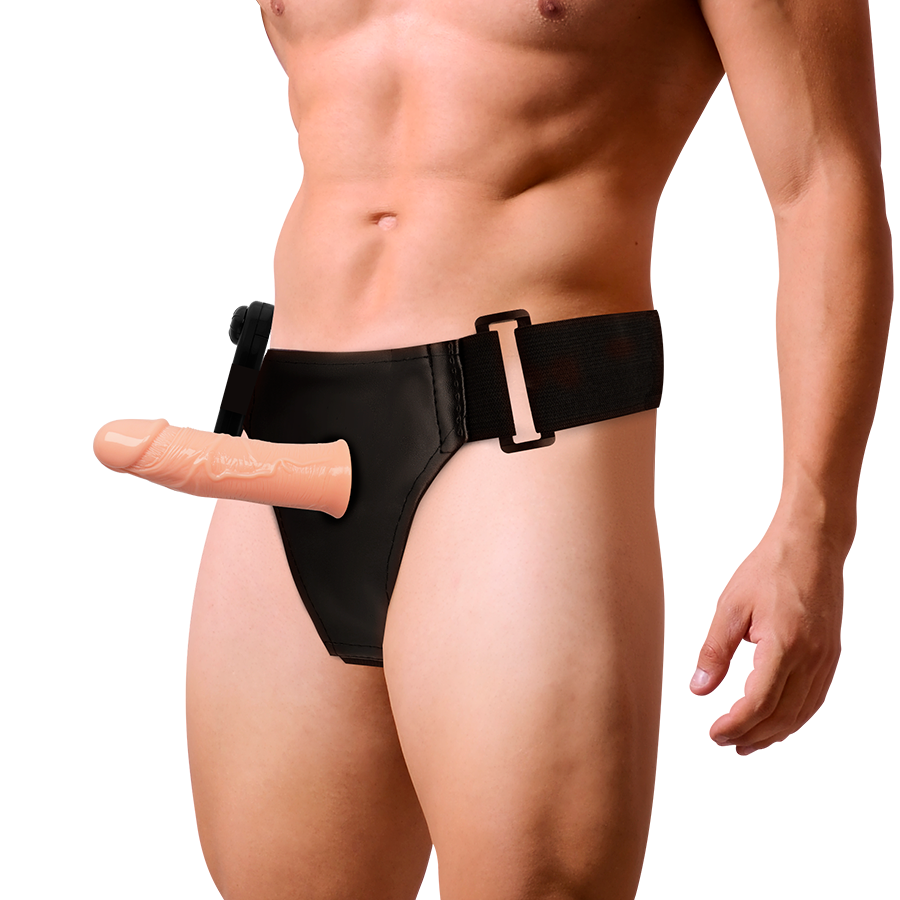 HARNAS ATTRACTIE - GREGORY HOLLOW RNES MET VIBRATOR 16.5 CM -O- 4.3 CM
